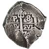 Image 1 : Potosi, Bolivia, cob 8 reales, 1708/7Y, very rare.