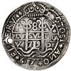 Image 1 : Potosi, Bolivia, cob 8 reales Royal (galano), 1719Y, rare, NGC VF details / holed.
