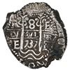 Image 1 : Potosi, Bolivia, cob 8 reales, 1737E.