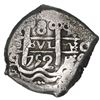 Image 1 : Potosi, Bolivia, cob 8 reales, 1752q.