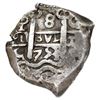Image 1 : Potosi, Bolivia, cob 8 reales, 1753C, NGC VF 30.