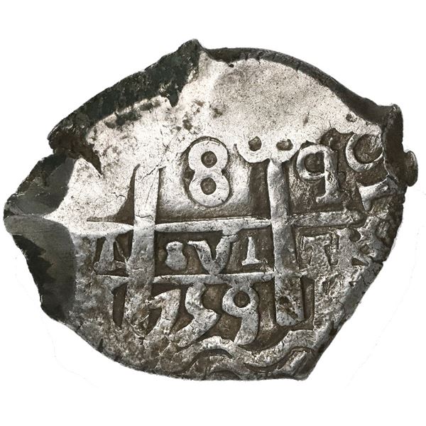 Potosi, Bolivia, cob 8 reales, 1759q.