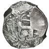 Image 2 : Potosi, Bolivia, cob 8 reales, 1763V-Y.