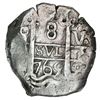 Image 1 : Potosi, Bolivia, cob 8 reales, 1765V-(Y).