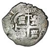 Image 2 : Potosi, Bolivia, cob 4 reales, 1682V.