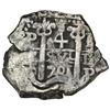 Image 1 : Potosi, Bolivia, cob 4 reales, 1701F, posthumous Charles II.