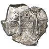 Image 1 : Potosi, Bolivia, cob 4 reales, 1737M/E, very rare.