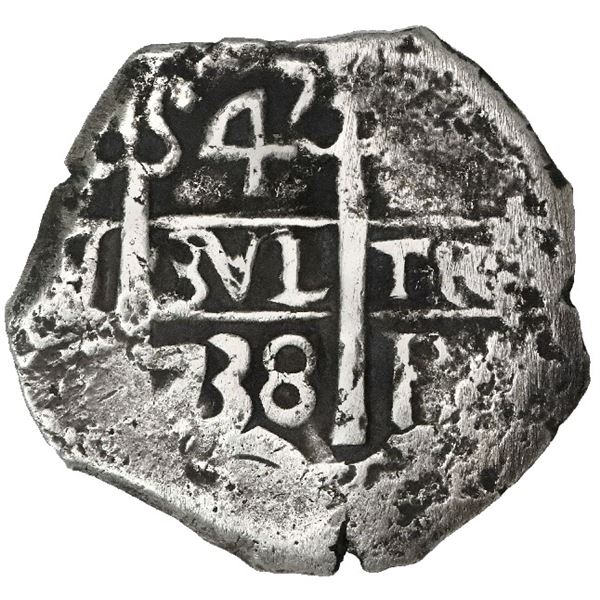 Potosi, Bolivia, cob 4 reales, 1738M.
