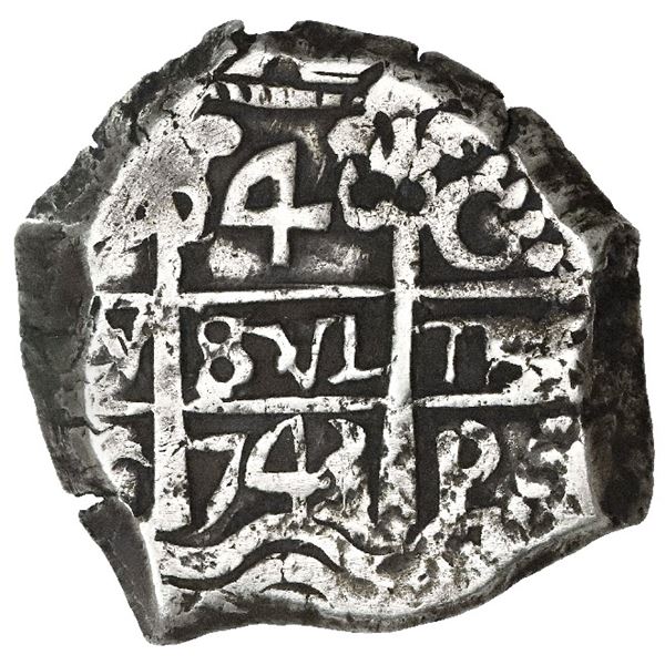 Potosi, Bolivia, cob 4 reales, 1743C.