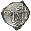 Image 1 : Potosi, Bolivia, cob 4 reales, 1750E.