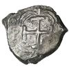 Image 2 : Potosi, Bolivia, cob 4 reales, 1750E.