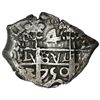 Image 1 : Potosi, Bolivia, cob 4 reales, 1750E.