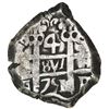 Image 1 : Potosi, Bolivia, cob 4 reales, 1751E.