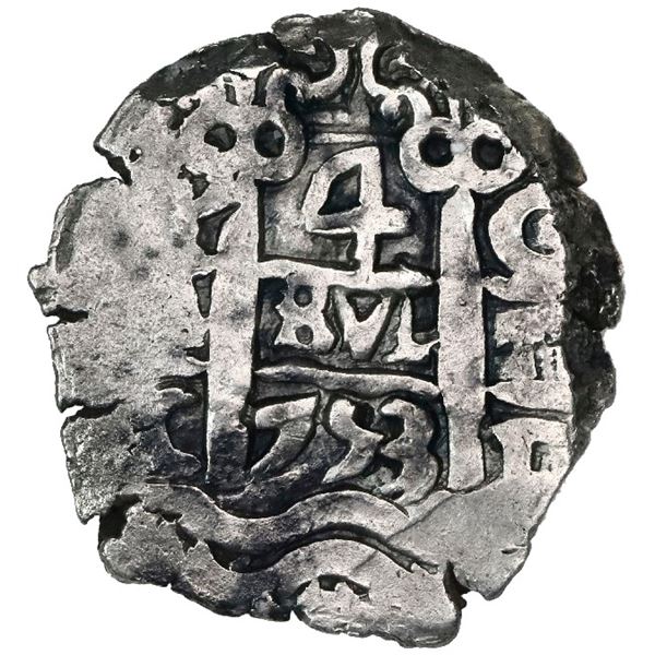 Potosi, Bolivia, cob 4 reales, 1753C.