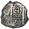Image 1 : Potosi, Bolivia, cob 4 reales, 1765V-Y.