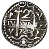 Image 1 : Potosi, Bolivia, cob 2 reales Royal (galano), 1720Y, very rare.