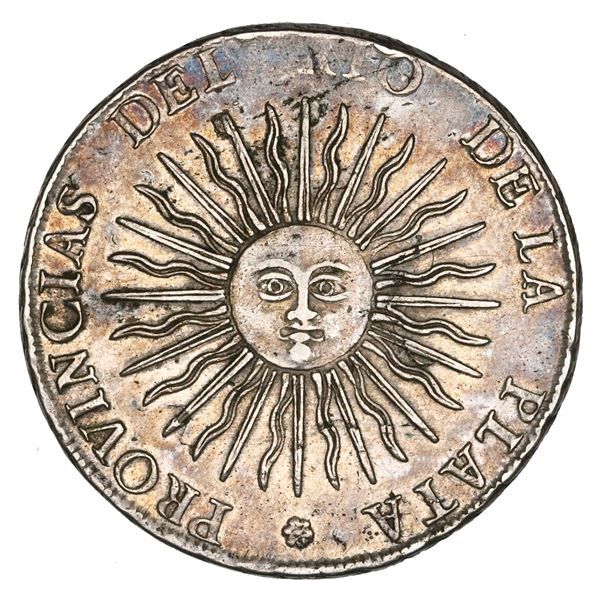 Argentina (River Plate Provinces), Potosi mint, 8 soles, 1815FL, NGC AU 53.