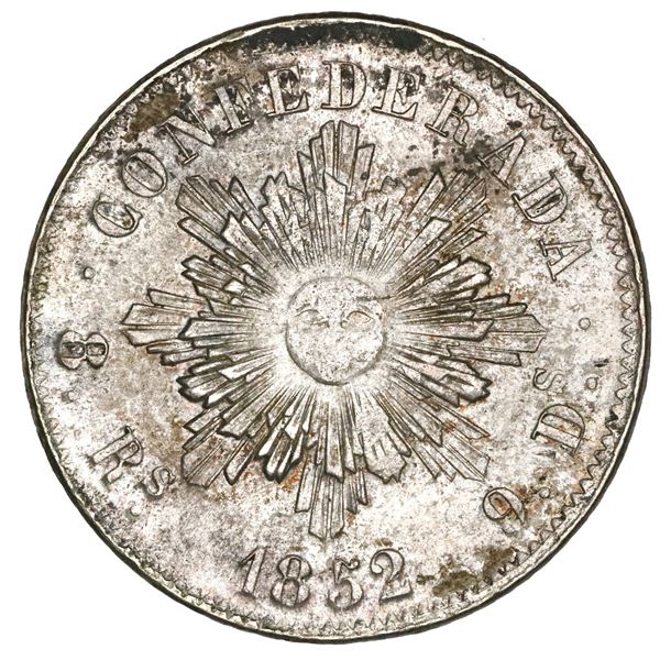 Cordoba, Argentina, 8 reales, 1852, NGC MS 62+.