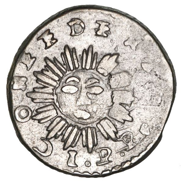 Cordoba, Argentina, 1 real, 1844 J.P.P., CORDOV, NGC VF 25, finest and only example in NGC census, e