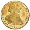 Image 1 : Potosi, Bolivia, gold bust 8 escudos, Charles III, 1782PR, NGC AU 50.