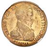 Image 1 : Potosi, Bolivia, gold 8 scudos, 1838LM, NGC AU 58.