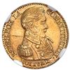 Image 1 : Potosi, Bolivia, gold 1 scudo, 1831JL, NGC MS 62, finest known in NGC census, ex-Lissner.