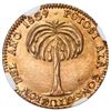 Image 2 : Potosi, Bolivia, gold 1 scudo (medallic coinage), 1839, Constitution, very rare (two known), NGC MS 