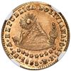 Image 2 : Potosi, Bolivia, gold 1 scudo, 1853MJ, NGC MS 62.