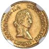Image 1 : Potosi, Bolivia, gold 1/2 scudo, 1847R, NGC MS 63 ("top pop").