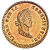 Image 1 : Potosi, Bolivia, gold 1/2 scudo, 1852/1FP, NGC MS 62.