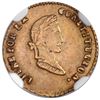 Image 1 : Potosi, Bolivia, gold 1/2 scudo, 1855MF/FJ, NGC AU 58, finest and only example in NGC census, ex-New