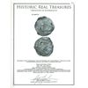 Image 3 : Brazil, 600 reis, crowned-600 countermark (1663) on a Potosi, Bolivia, cob 8 reales, 1652E post-tran