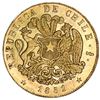 Image 2 : Santiago, Chile, 8 escudos, 1851LA, incuse ENERO on edge, NGC MS 61 ("top pop").