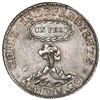 Image 2 : Santiago, Chile, "volcano" peso, 1817FJ, "Y" to left, NGC AU 50.