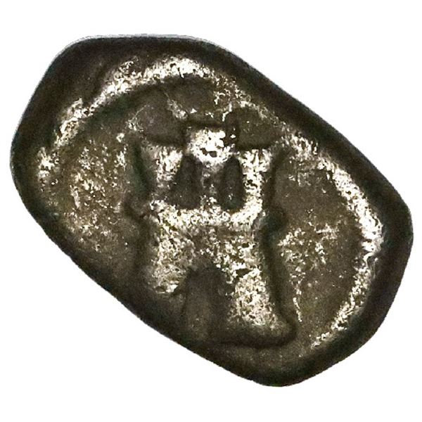 Bogota, Colombia, cob 1/4 real, Philip IV, no assayer, rare, finest and only example in NGC census,