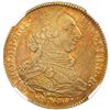 Image 1 : Popayan, Colombia, gold bust 4 escudos, Charles III, 1780/70SF, unlisted overdate, NGC AU 55 ("top p