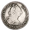 Image 1 : Bogota, Colombia, bust 1 real, Charles III, 1784JJ, rare, NGC Fine details / holed, finest and only 