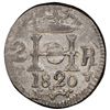 Image 1 : Santa Marta, Colombia, 2 reales, 1820, very rare, NGC AU 58, finest known in NGC census, ex-Ortiz, e