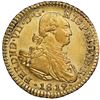 Image 1 : Bogota, Colombia, gold bust 1 escudo, Ferdinand VII (bust of Charles IV), 1819JF, NGC MS 62, finest 