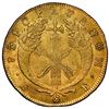 Image 2 : Popayan, Colombia, gold 8 escudos, 1827FM, NGC MS 62 ("top pop"), ex-Eldorado (stated on label).