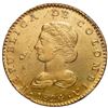 Image 1 : Bogota, Colombia, gold 2 escudos, 1824JF, rare, NGC XF 45 / SS New York (1846).