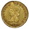 Image 1 : Popayan, Colombia, gold 1 escudo, 1829RU, NGC AU 50, finest known in NGC census, ex-Frank Sedwick (s