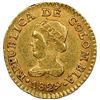 Image 1 : Bogota, Colombia, gold 1 peso, 1829RS, NGC MS 62.