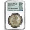 Image 3 : Bogota, Colombia, 8 reales, 1820JF, Republica de Colombia / Nueva Granada mule, rare, NGC AU 53, fin