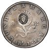 Image 2 : Bogota, Colombia, 8 reales, 1821JF, Cundinamarca, mintmark BA (no dot below A), with pomegranate cou