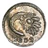Image 1 : Popayan, Colombia, 1/4 real, 1832/7RU, rare, NGC UNC details / obv scratched.