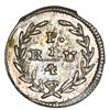 Image 2 : Popayan, Colombia, 1/4 real, 1832/7RU, rare, NGC UNC details / obv scratched.