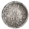 Image 2 : Popayan, Colombia, 1/4 real, 1844/3, very rare, NGC VF 35, finest known in NGC census.