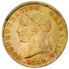 Image 1 : Bogota, Colombia, gold 20 pesos, 1859, very rare, PCGS XF 45.