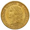 Image 1 : Medellin, Colombia, gold 5 pesos, 1885/74, fineness 0.666/0.900, very rare, NGC MS 63+, finest known